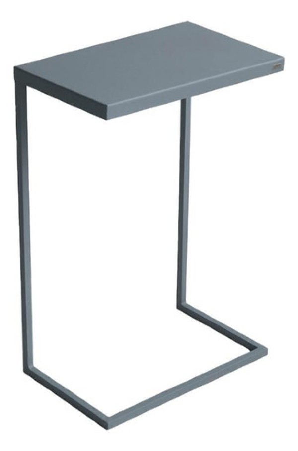 Mesa de Apoio Wire Aço Carbono Azul Névoa - LINEE