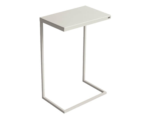 Mesa de Apoio Wire Aço Carbono Porcelana - LINEE