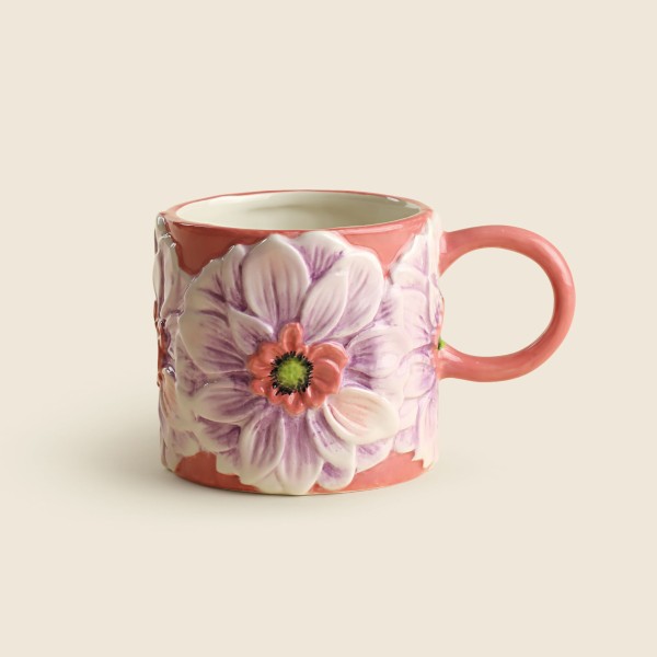 Caneca Bloom Cerâmica 460ml - A/CASA