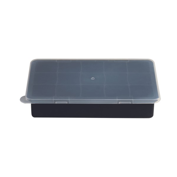 Forma para Gelo ACASA Snow Silicone Preto para 15 Cubos