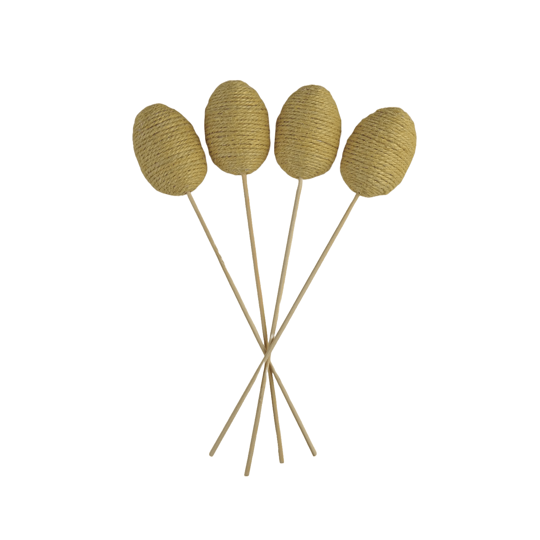 Encontraproduto.com.br - Kit de Enfeite de Ovos Egg Plástico Amarelo com 4 Peças - ACASA