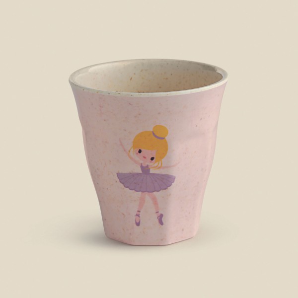 Encontraproduto.com.br - Kit de Copos 250ml Melamina Bailarina com 2 Peças - ACASA