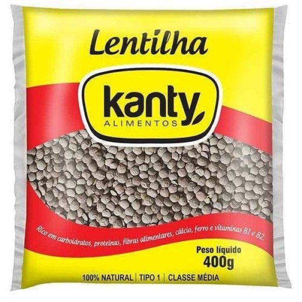 Lentilha Tipo 1 Kanty Pacote 400g