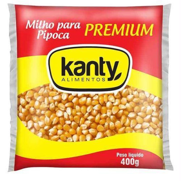 Milho para Pipoca Kanty Premium Pacote 400g
