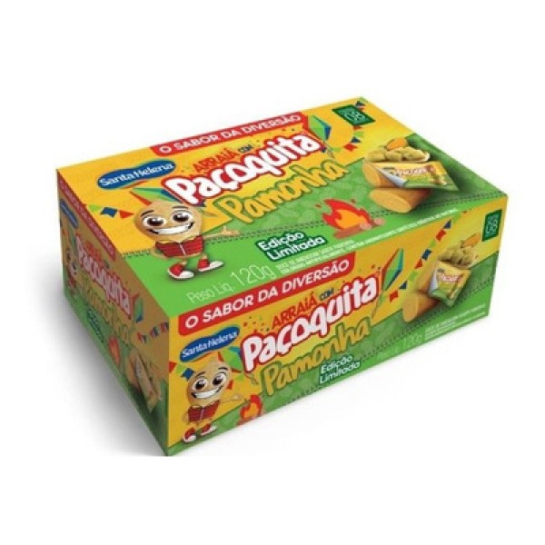 Paçoquita Sabor Pamonha c/8 - Santa Helena