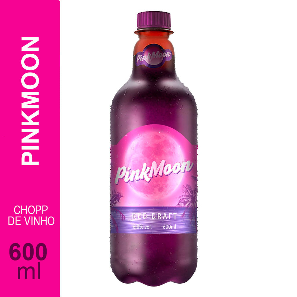 Encontraproduto.com.br - Pink Moon Chopp de Vinho 600 Ml