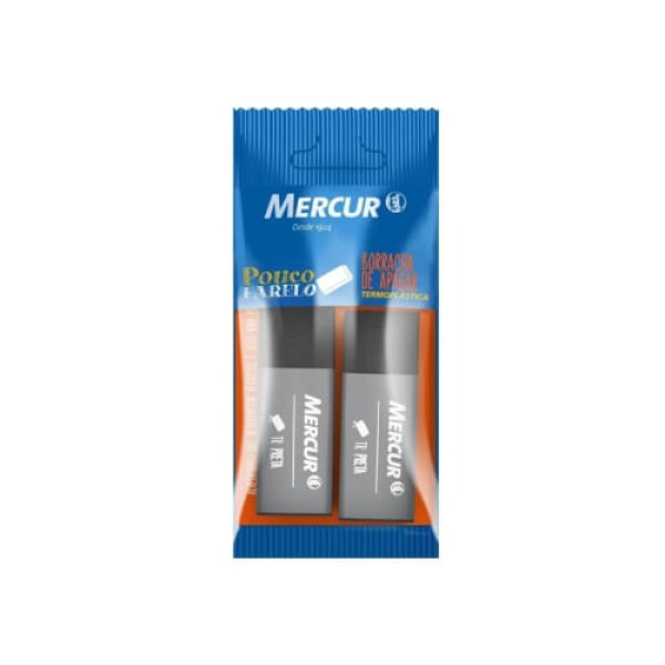 Encontraproduto.com.br - Borracha TR Mini Preta C/2 UN - Mercur