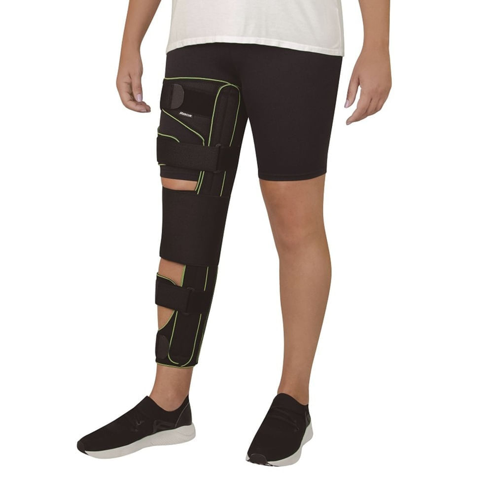 Encontraproduto.com.br - Imobilizador Ergonômico Longo para Joelho Largo Tam M - unidade