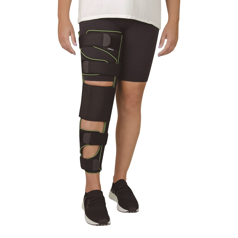 Encontraproduto.com.br - Imobilizador Ergonômico Longo para Joelho Largo Tam M - unidade