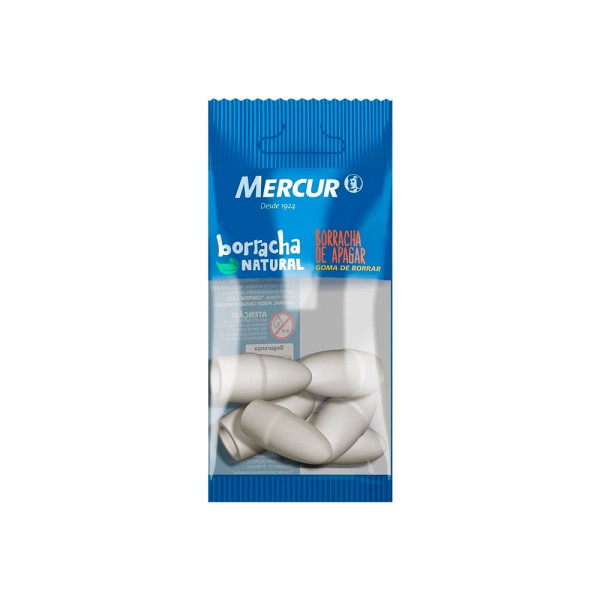 Encontraproduto.com.br - Borracha Ponteira Branca 6 Unidades