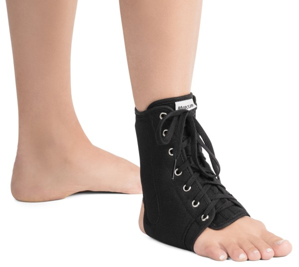 Encontraproduto.com.br - Estabilizador Mercur para tornozelo Preto M