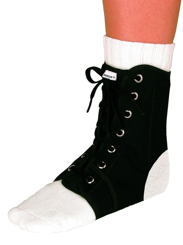 Encontraproduto.com.br - Estabilizador Mercur para tornozelo Preto M