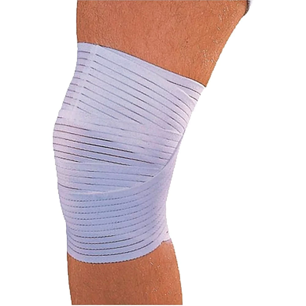 Encontraproduto.com.br - Atadura Esportiva com Fecho Aderente Mercur G Branca