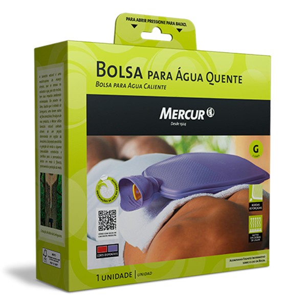 Encontraproduto.com.br - Bolsa para Água Quente Mercur - Lilás - Tamanho G