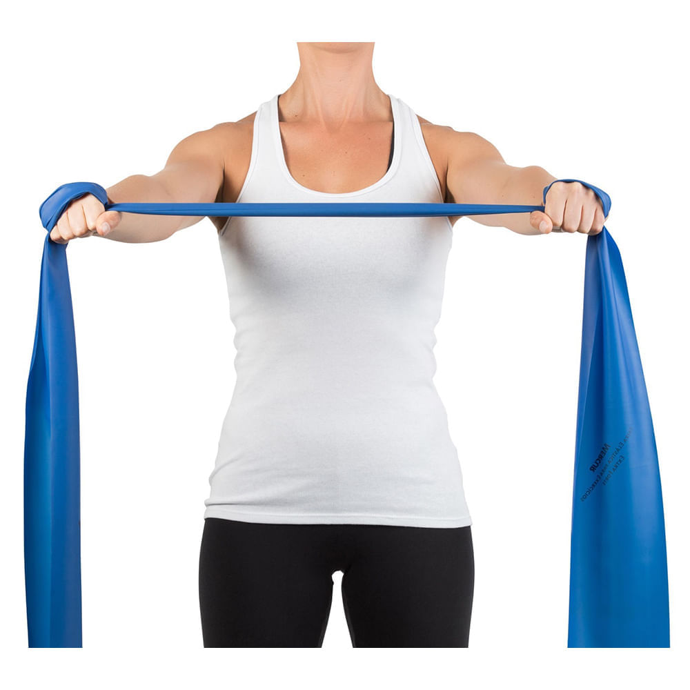Encontraproduto.com.br - Faixa Elástica para Exercícios Mercur Azul Extra Forte - metro