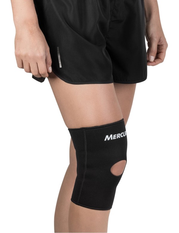 Encontraproduto.com.br - Mercur Joelheira Neoprene C- Furo Eg
