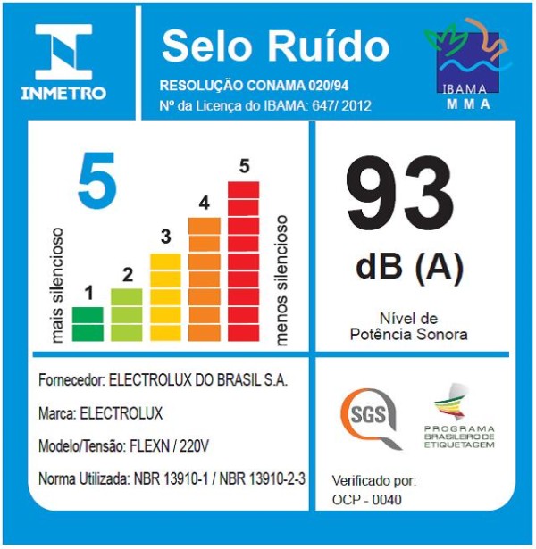 Encontraproduto.com.br - Aspirador Tambor Electrolux Flexn 14L  azul y cinza 127V 50Hz/60Hz