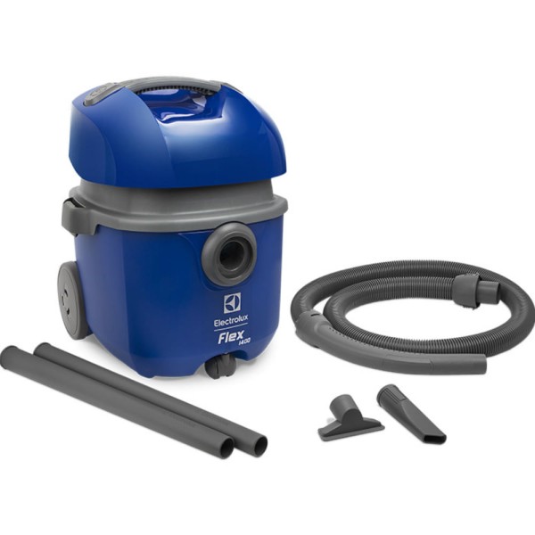 Encontraproduto.com.br - Aspirador Tambor Electrolux Flexn 14L  azul y cinza 127V 50Hz/60Hz