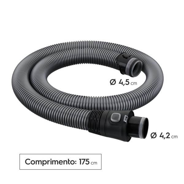 Encontraproduto.com.br - Mangueira original Electrolux 1,7m para aspirador de pó ULO30 (HVC01)