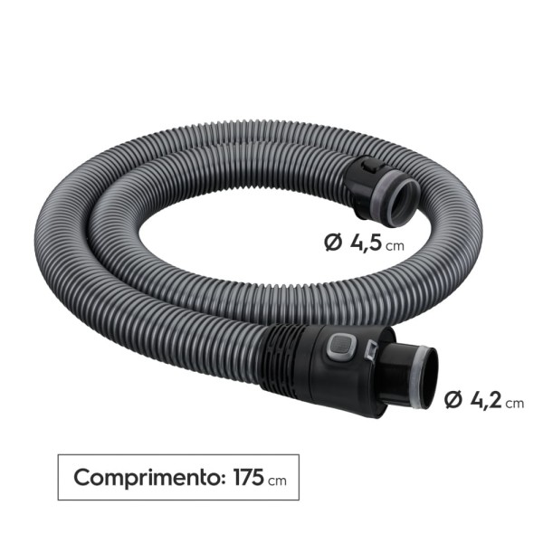 Encontraproduto.com.br - Mangueira original Electrolux 1,7m para aspirador de pó ULO30 (HVC01)