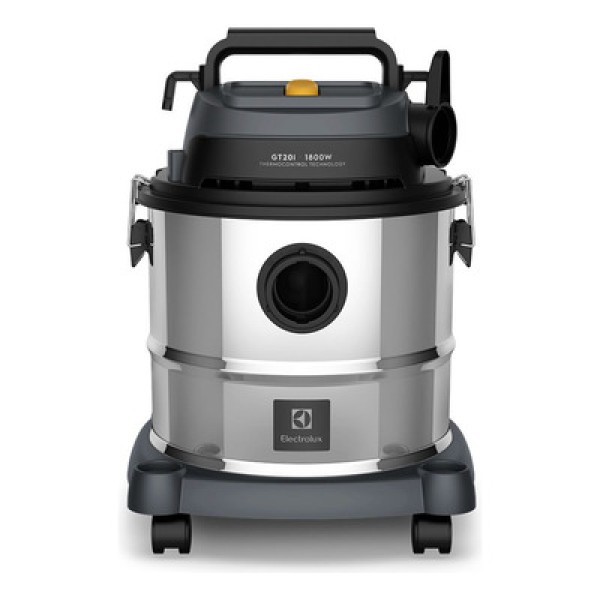 Encontraproduto.com.br - Aspirador de Pó e Água Electrolux 1800W 20L com ThermoControl e Função Sopro Inox (GT20I)