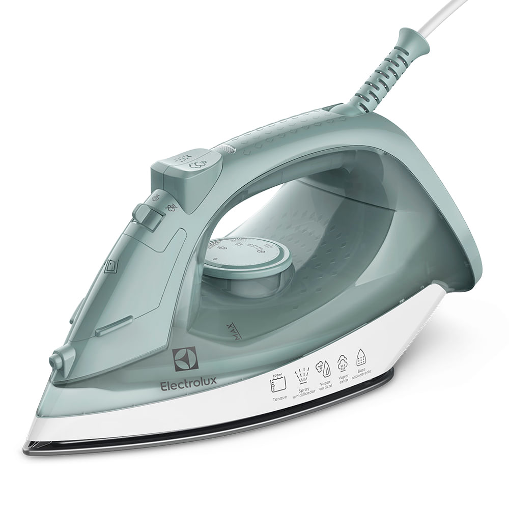 Encontraproduto.com.br - Ferro de passar Roupa a Vapor e a Seco Electrolux Efficient com Vapor Vertical (ESI11)