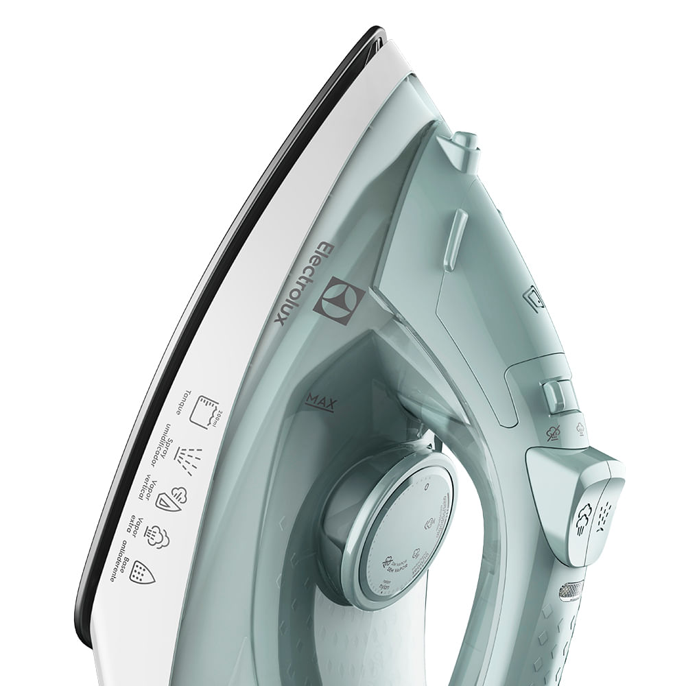 Encontraproduto.com.br - Ferro de passar Roupa a Vapor e a Seco Electrolux Efficient com Vapor Vertical (ESI11)