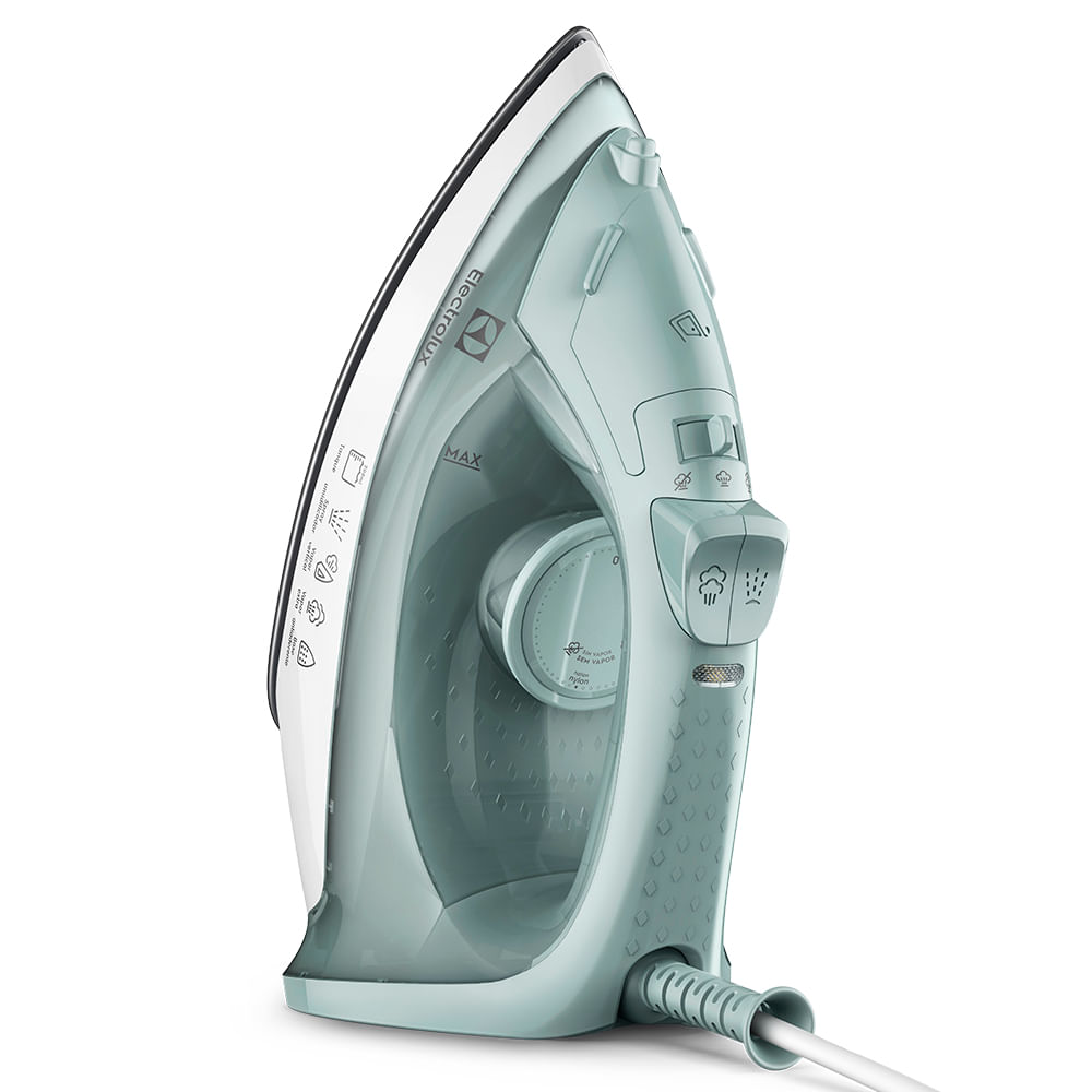 Encontraproduto.com.br - Ferro de passar Roupa a Vapor e a Seco Electrolux Efficient com Vapor Vertical (ESI11)