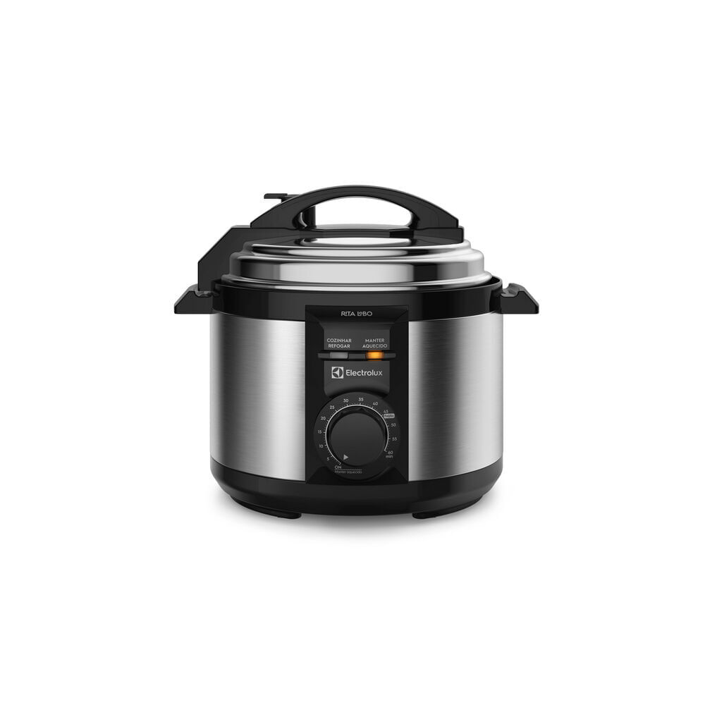 Encontraproduto.com.br - Panela de Pressão Electrolux 3L Elétrica PCE15 Inox Preto 127V
