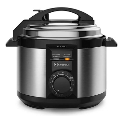 Encontraproduto.com.br - Panela de Pressão Electrolux 3L Elétrica PCE15 Inox Preto 127V