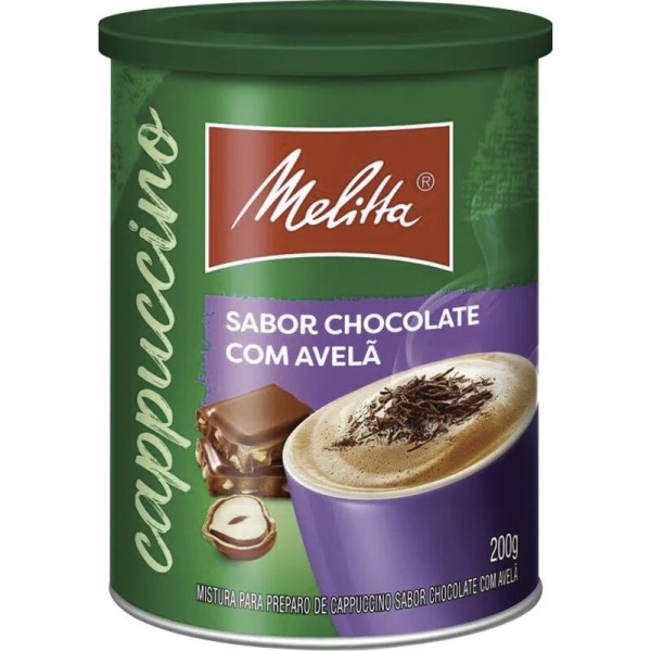 Encontraproduto.com.br - Café Cappuccino Melitta Chocolate Com Avelã 200g
