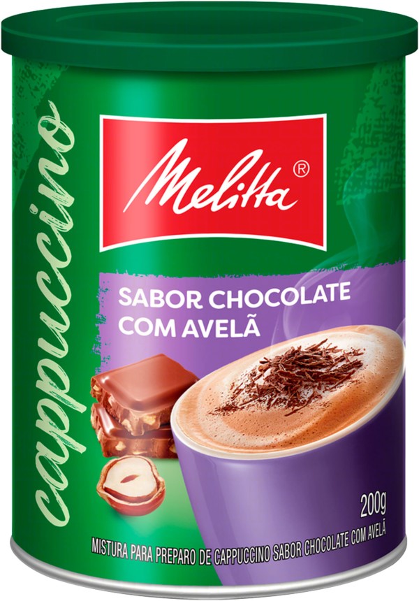 Encontraproduto.com.br - Café Cappuccino Melitta Chocolate Com Avelã 200g