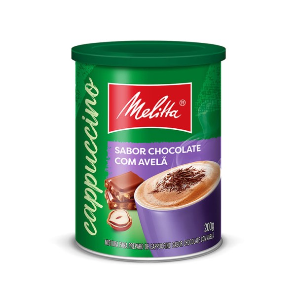Encontraproduto.com.br - Café Cappuccino Melitta Chocolate Com Avelã 200g