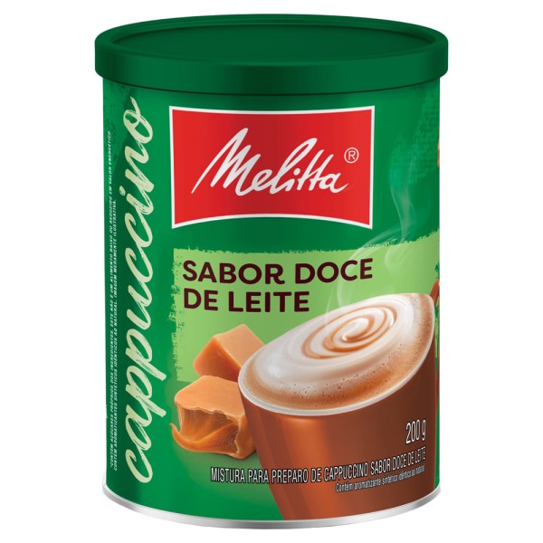 Encontraproduto.com.br - Café Cappuccino Melitta Doce de leite Lata com 200g
