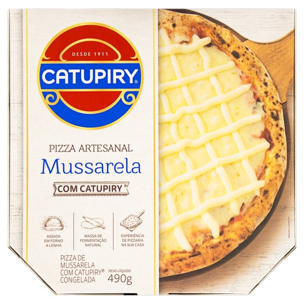 Encontraproduto.com.br - Pizza Sabor Mussarela com Catupiry 490g