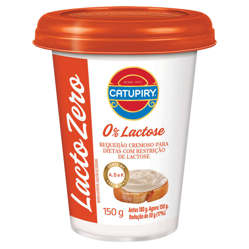 Encontraproduto.com.br - Requeijão Zero Lactose Catupiry 150g