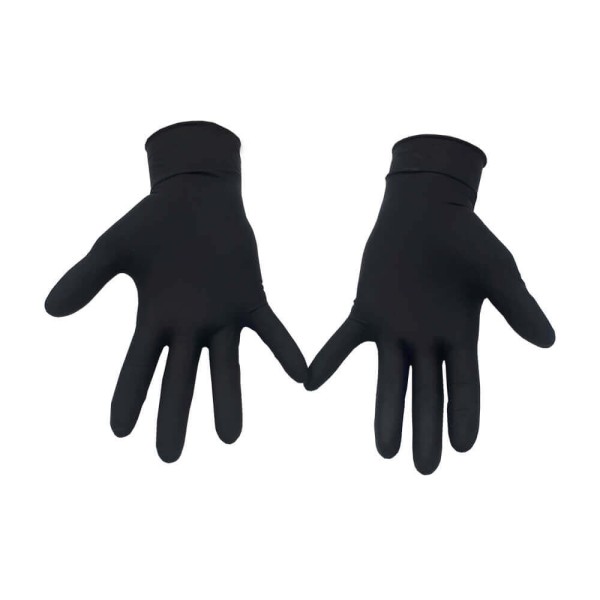 Encontraproduto.com.br - Luva de Látex Natural Danny Maxiblack Preto 10/XG com 20