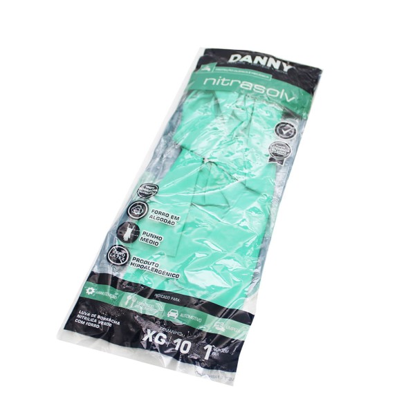 Encontraproduto.com.br - Luva nitrílica para descarga de combustíveis frentista xg - danny   / PA / Danny