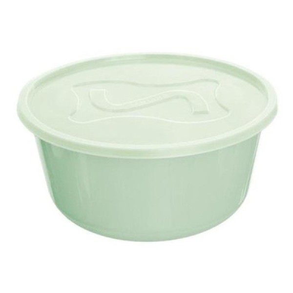 Encontraproduto.com.br - Tigela Plástico Santana 5,5l Com Tampa Sort