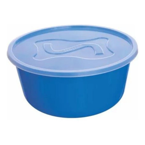 Encontraproduto.com.br - Tigela Plástico Santana 5,5l Com Tampa Sort