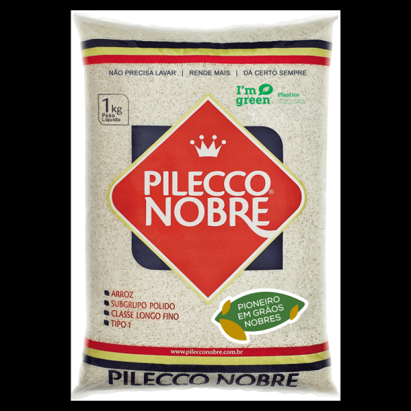 Arroz Polido Tipo 1 Pilecco Nobre Pacote 1kg