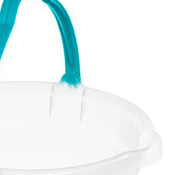 Encontraproduto.com.br - Balde Plástico Transparente com Alça 15L Hydrus Sanremo