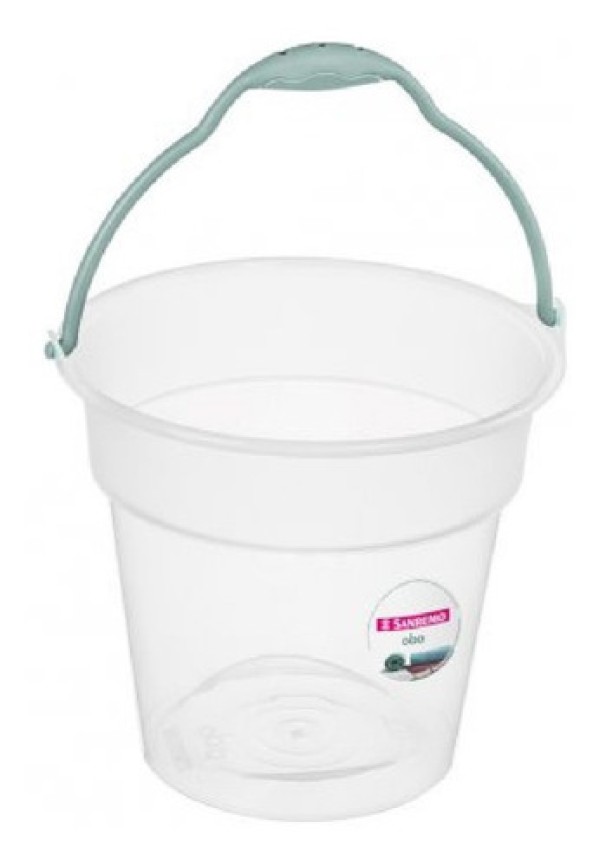 Encontraproduto.com.br - Balde Plástico Rosa Baby Sanremo 8,5L
