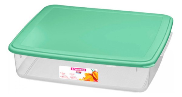 Pote Plástico Retangular 6,3L - Sanremo