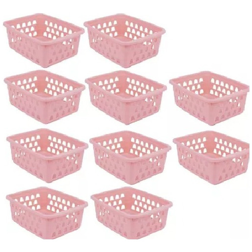 Encontraproduto.com.br - Cesta Empilhável Plástico Transparente 1,6L Moolti Sanremo