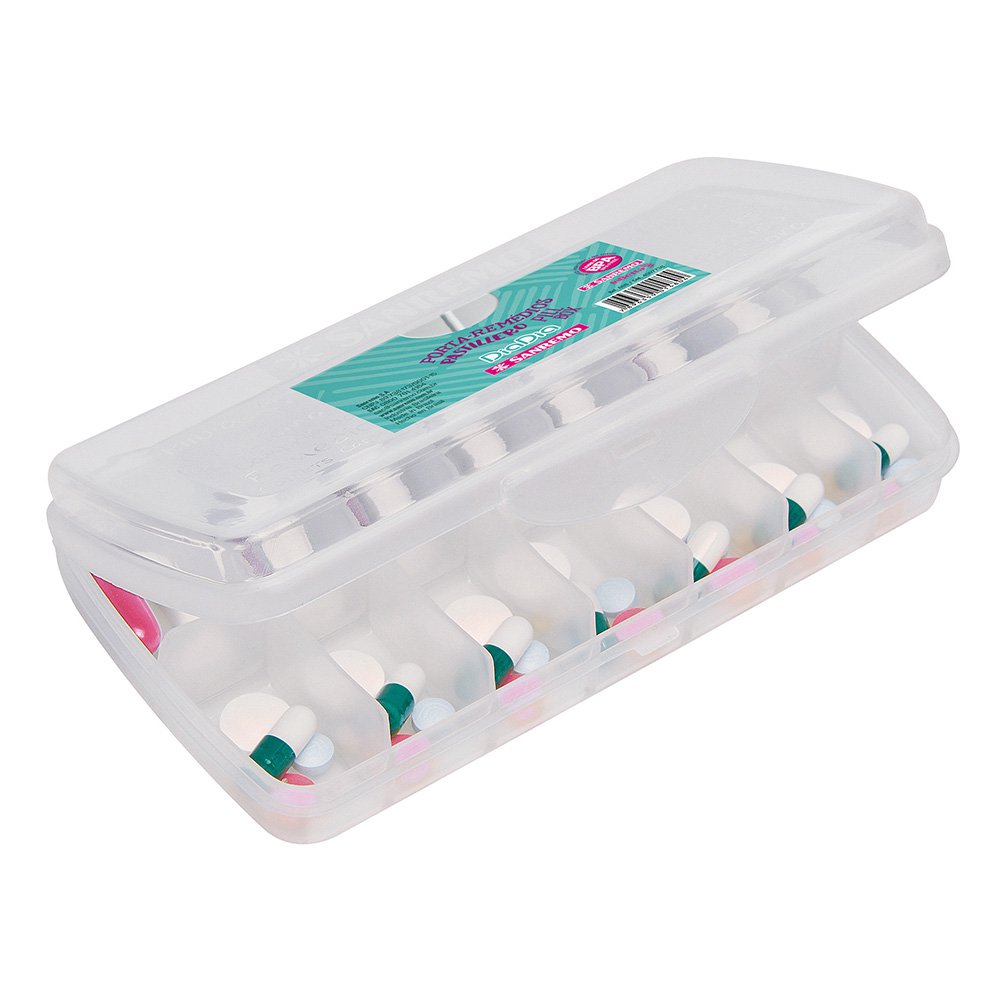 Encontraproduto.com.br - Porta Remédio Plástico Sanremo Dia Noite