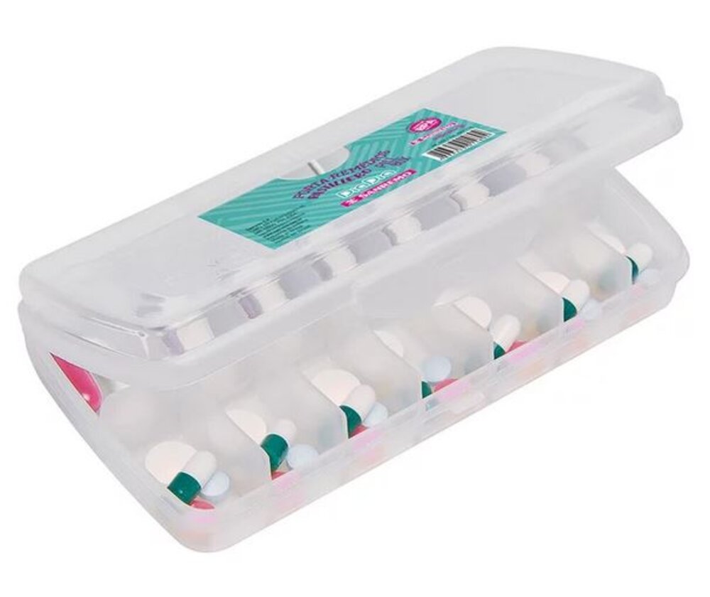 Encontraproduto.com.br - Porta Remédio Plástico Sanremo Dia Noite