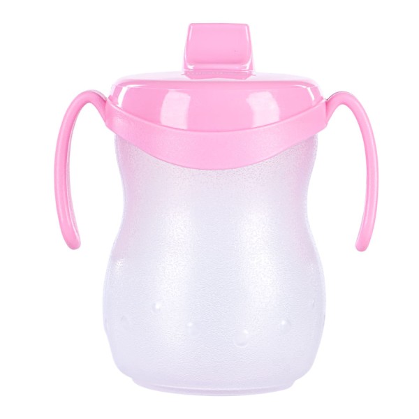 Encontraproduto.com.br - Copo Infantil com Bico e Alça Atóxico Rosa Baby Sanremo 310ml