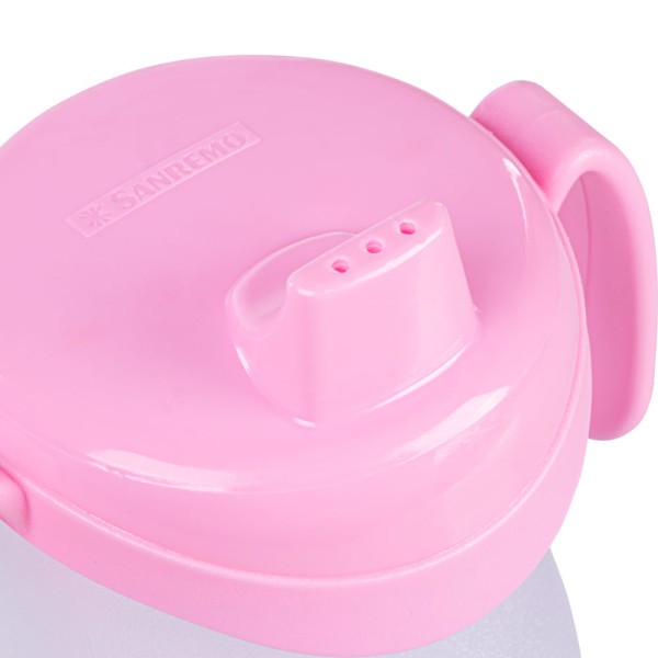 Encontraproduto.com.br - Copo Infantil com Bico e Alça Atóxico Rosa Baby Sanremo 310ml