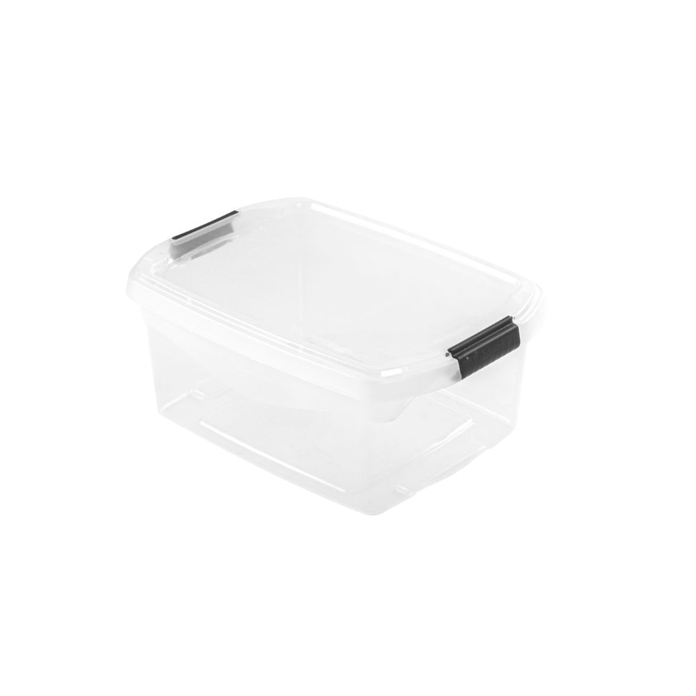 Encontraproduto.com.br - Caixa Organizadora Plástica Transparente 6L Flex Sanremo